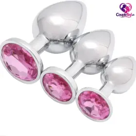 Akstore 3 Pcs Luxury Jewelry Design Anal Butt Plug Set