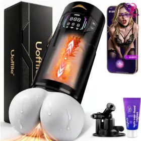 Uoffile AI Sync Male Masturbator with App Control