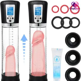 Automatic Penis Pump for Men with LED Display & 6 Cock Rings